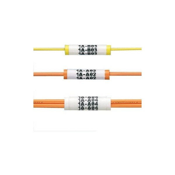 LABELS LASER PRINTABLE FORLARGE SURFACE ON SMALL CABLE, PK 1000, Panduit, Mfr#: S100X220YAJ